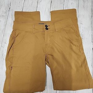 prAna Halle Straight Fit Regular Sz 2 Pants Hiking Convertible Zip/String Women